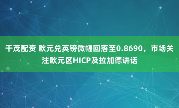千茂配资 欧元兑英镑微幅回落至0.8690,市场关注欧元区HICP及拉加德讲话