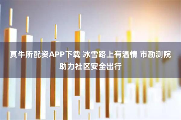 真牛所配资APP下载 冰雪路上有温情 市勘测院助力社区安全出行